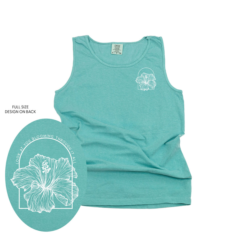 Look At You Blooming Through It All (pf&b) - Comfort Colors TANK