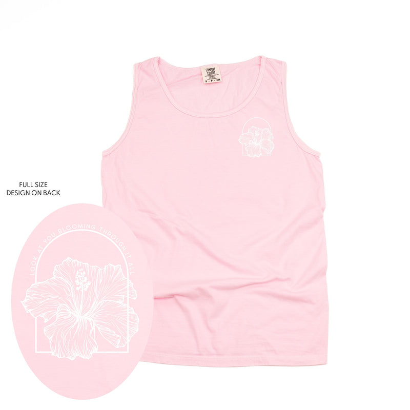 Look At You Blooming Through It All (pf&b) - Comfort Colors TANK