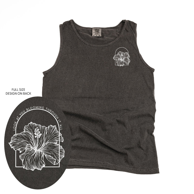 Look At You Blooming Through It All (pf&b) - Comfort Colors TANK