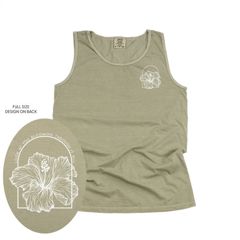 Look At You Blooming Through It All (pf&b) - Comfort Colors TANK