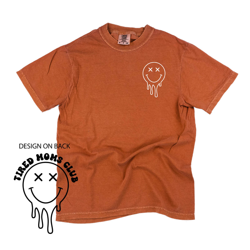 Melting Motherhood - Tired Moms Club - (w/ Melty X) - Comfort Colors Tee