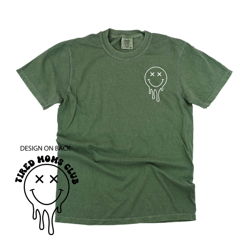 Melting Motherhood - Tired Moms Club - (w/ Melty X) - Comfort Colors Tee