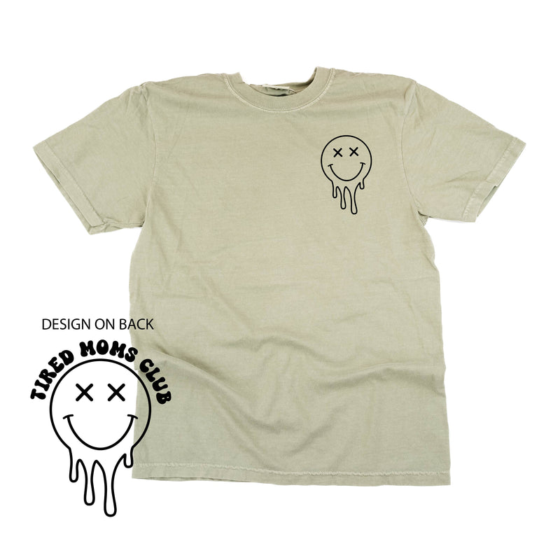 Melting Motherhood - Tired Moms Club - (w/ Melty X) - Comfort Colors Tee