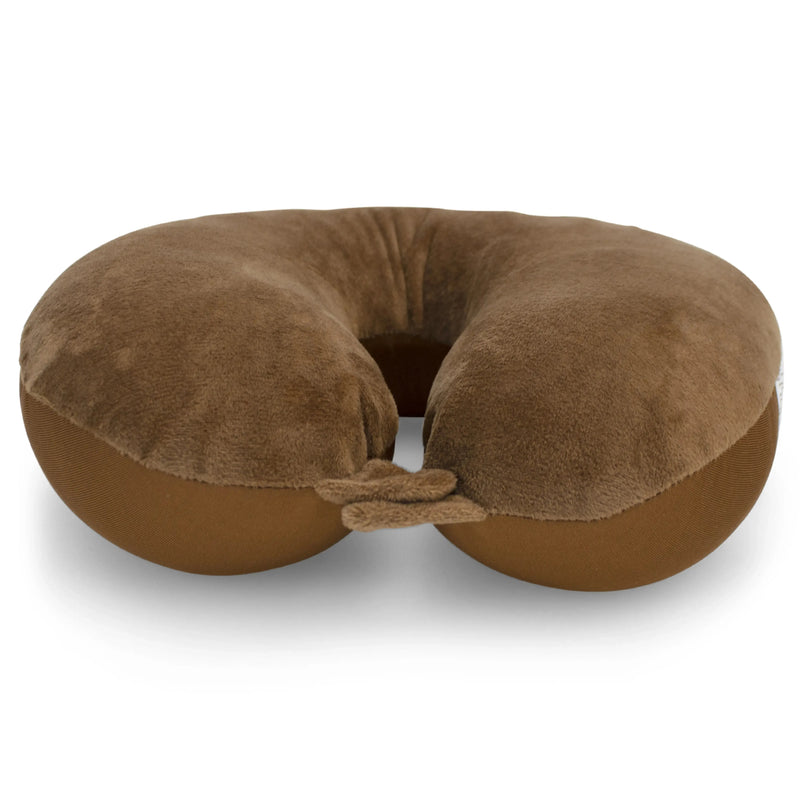 Plush Microbeads Travel Neck Pillow