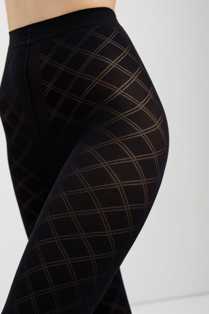 Fantasy Tights Conte Travel - Geometric Pattern