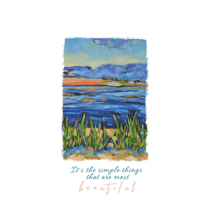 Dish Towel - "Beach Sunset Kitchen Towel"