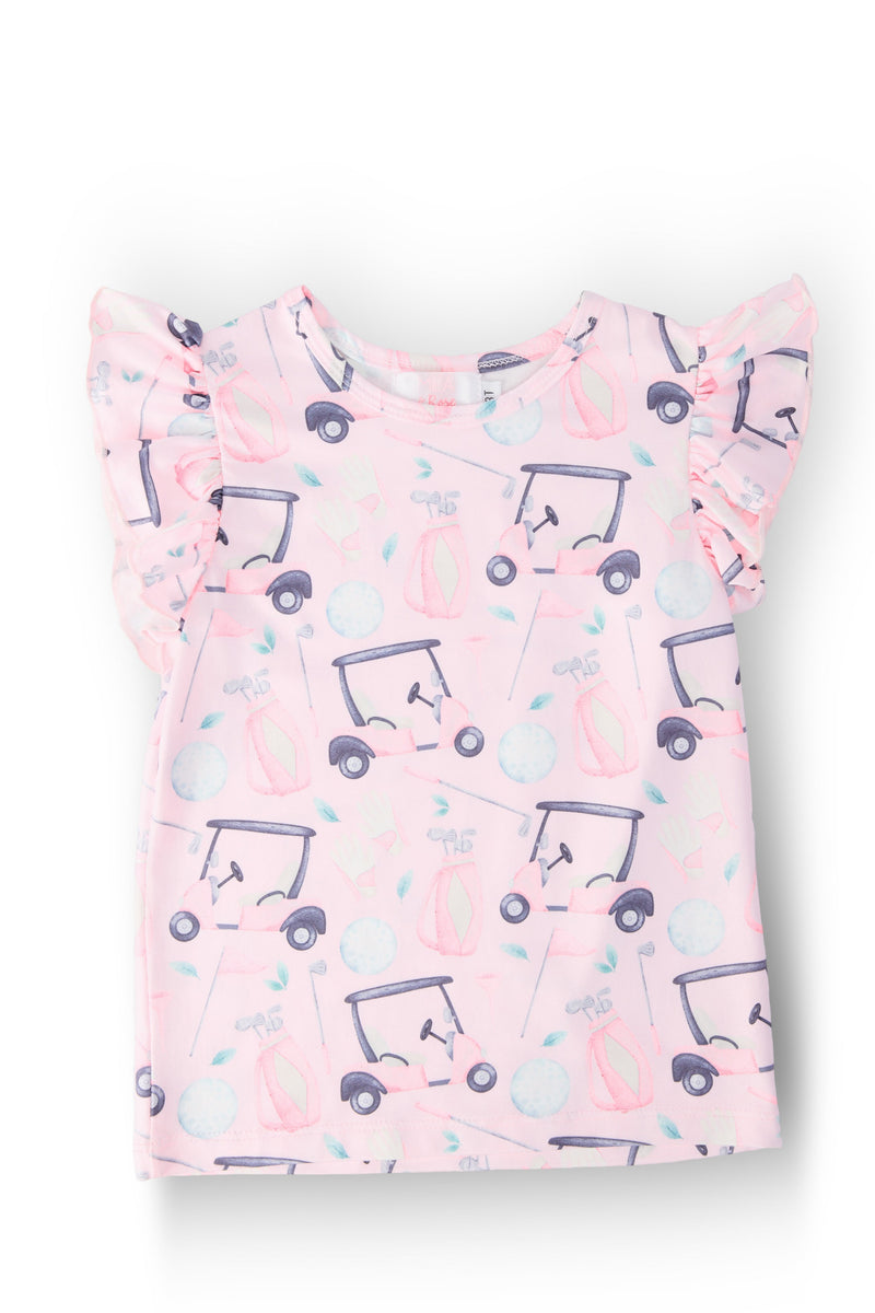 Tee Time S/S Ruffle Tee