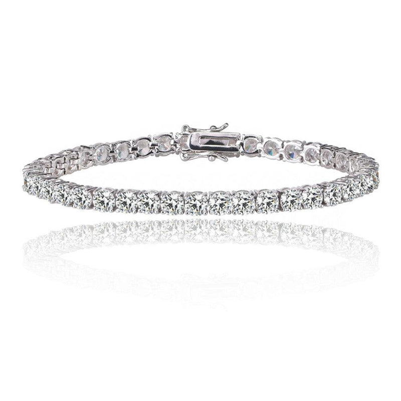 Tennis Bracelet  with 1/8 CT  Cubic Zirconia