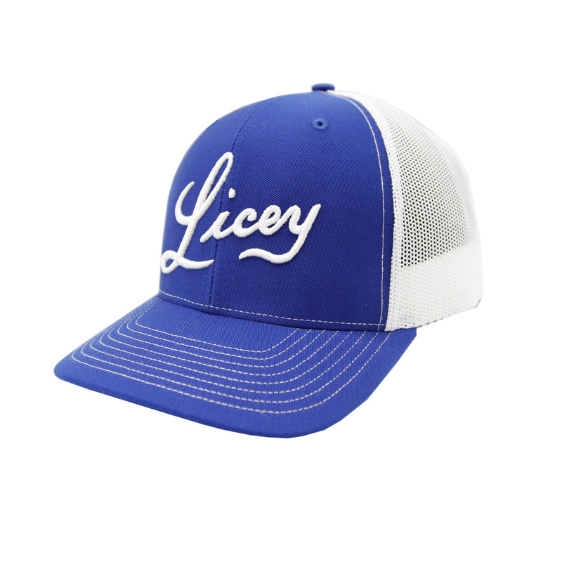 Tigres del Licey Trucker Mesh Royal Blue / White Hat