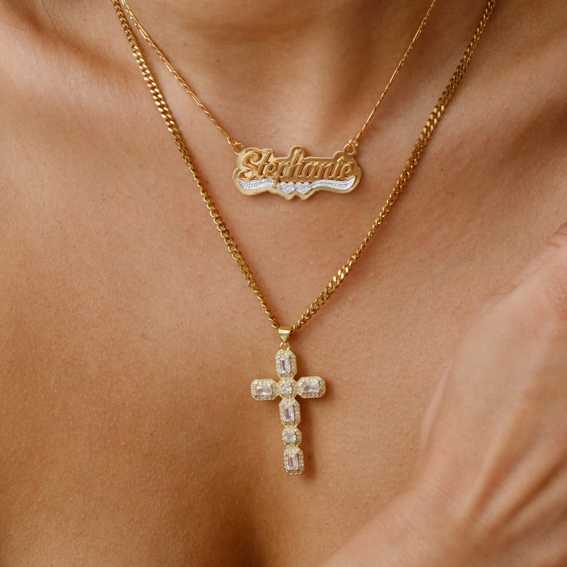 Double Plated LoveTail Name Necklace