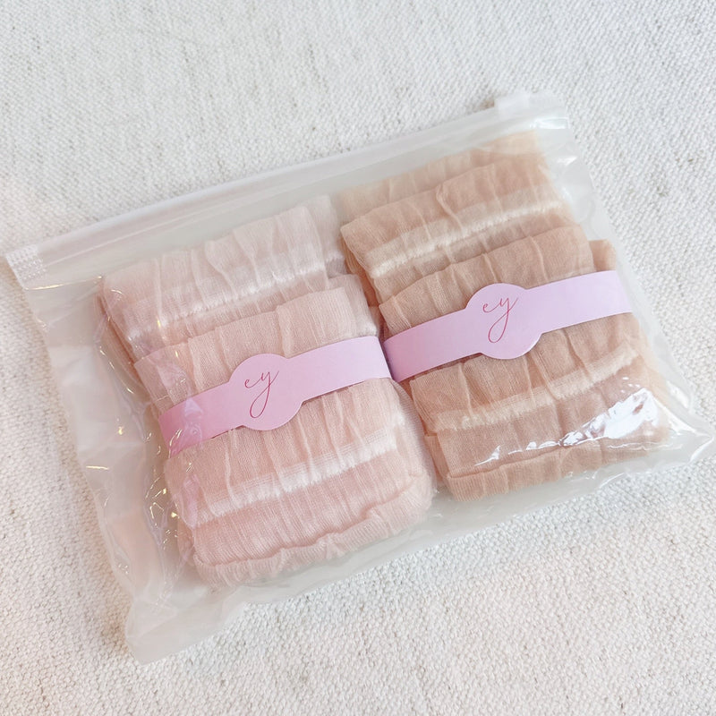 Tulle Lace Cascade Socks Set Of 2