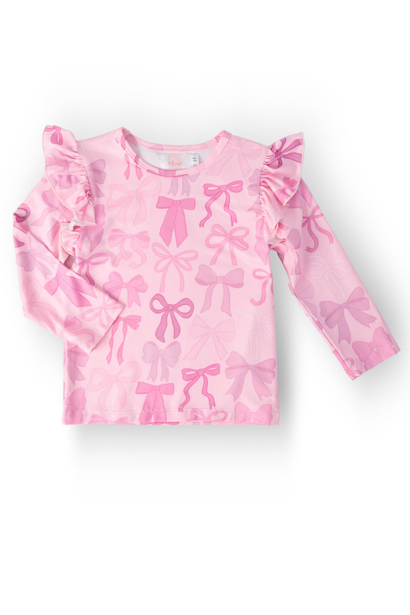 SALE Twinkle Ties L/S Ruffle Tee