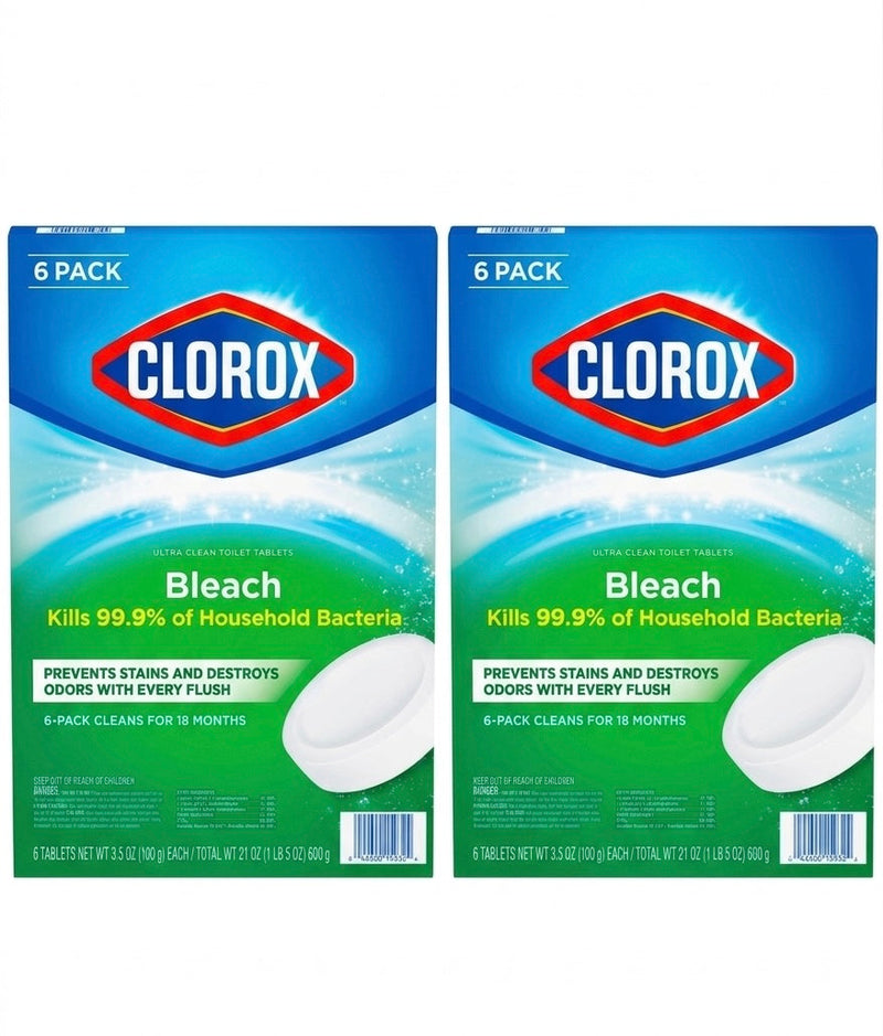 Clorox Toilet Bowl Cleaner Tablets Bleach – Ultra Clean & Long-Lasting