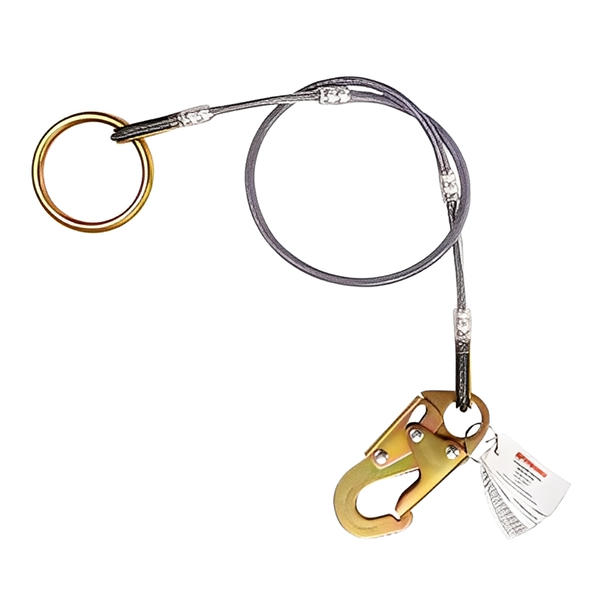 Coated Wire Cable Sling - Lrg O-Ring - Snap Hook - All Sizes