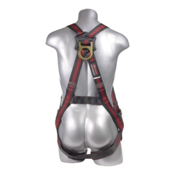 Kapture Elite Full Body Harness - 5 Pt Adj with MB Legs & 6ft SAL Internal Design with 1 Snap Hook - 1 Loop & Storage Bag - Combo Kit - All Sizes