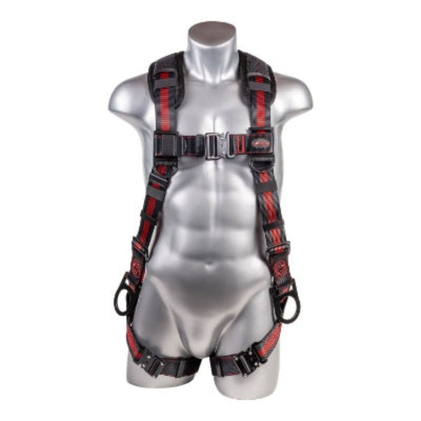 Kapture 5 Point Elite+ Full Body Harness - 3 D-Rings - QC Chest & Legs - Shoulder Pads - All Sizes