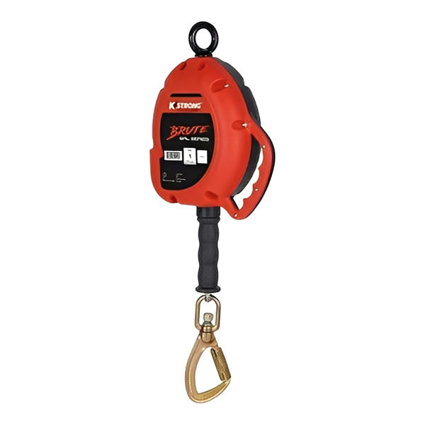 Brute Self Retracting Lifeline - Galv Steel Wire Cable (Carabiner) - All Sizes