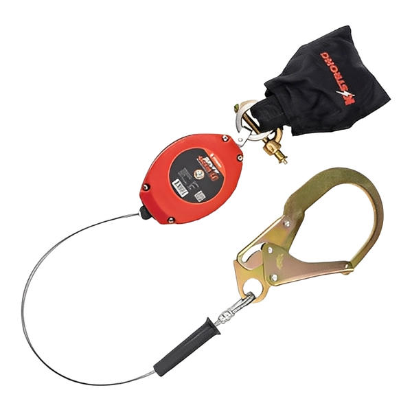 Brute Backer Self Retracting Lifeline - Leading Edge (Steel Rebar Hook) - 8.5ft
