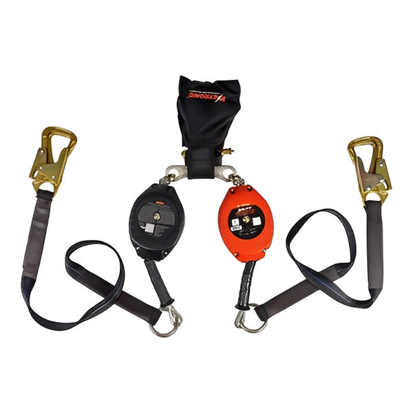 Brute Backer Self Retracting Lifeline - Leading Edge - Tie Back Webbing (Rebar Hook) - 8.5ft