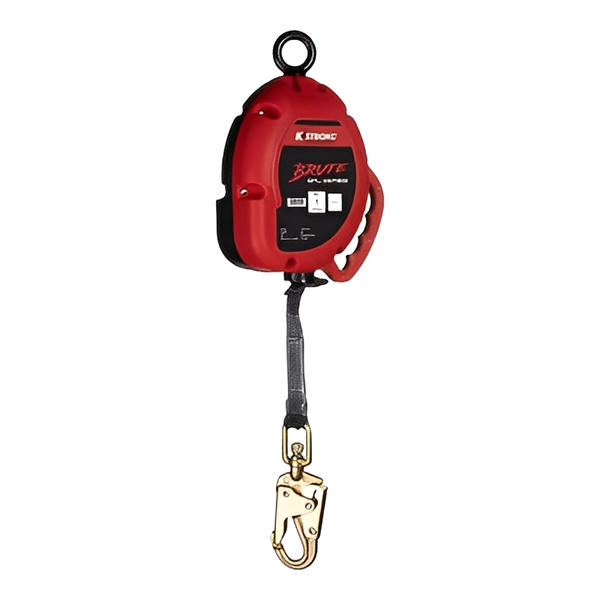 Brute Self Retracting Lifeline - Webbing Cable - Steel Snap Hook