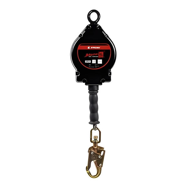Brute-AL Aluminum Housing Self Retracting Lifeline - Galv Steel Wire Cable (Steel Snap Hook) - All Sizes