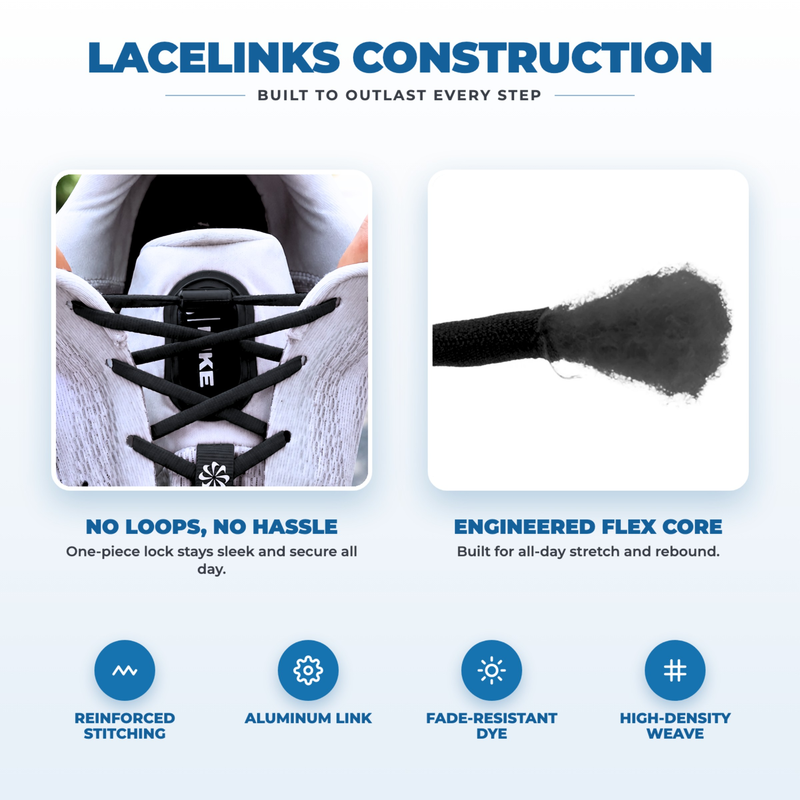 Round Elastic Shoelaces
