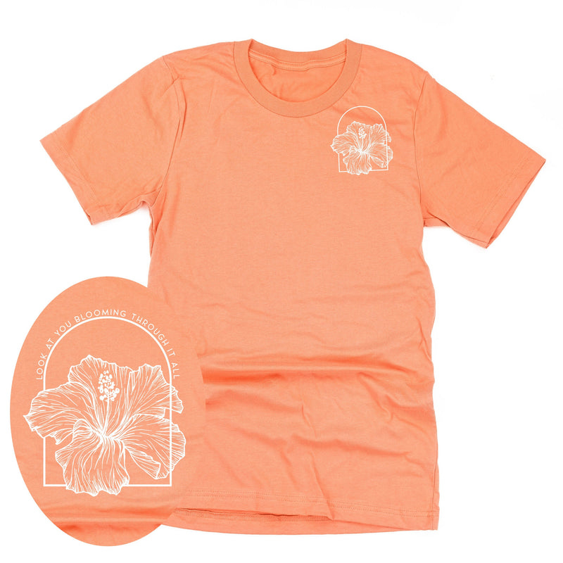 Look At You Blooming Through It All (pf&b) - Unisex Tee