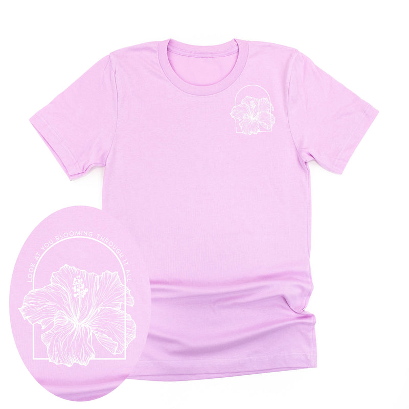 Look At You Blooming Through It All (pf&b) - Unisex Tee