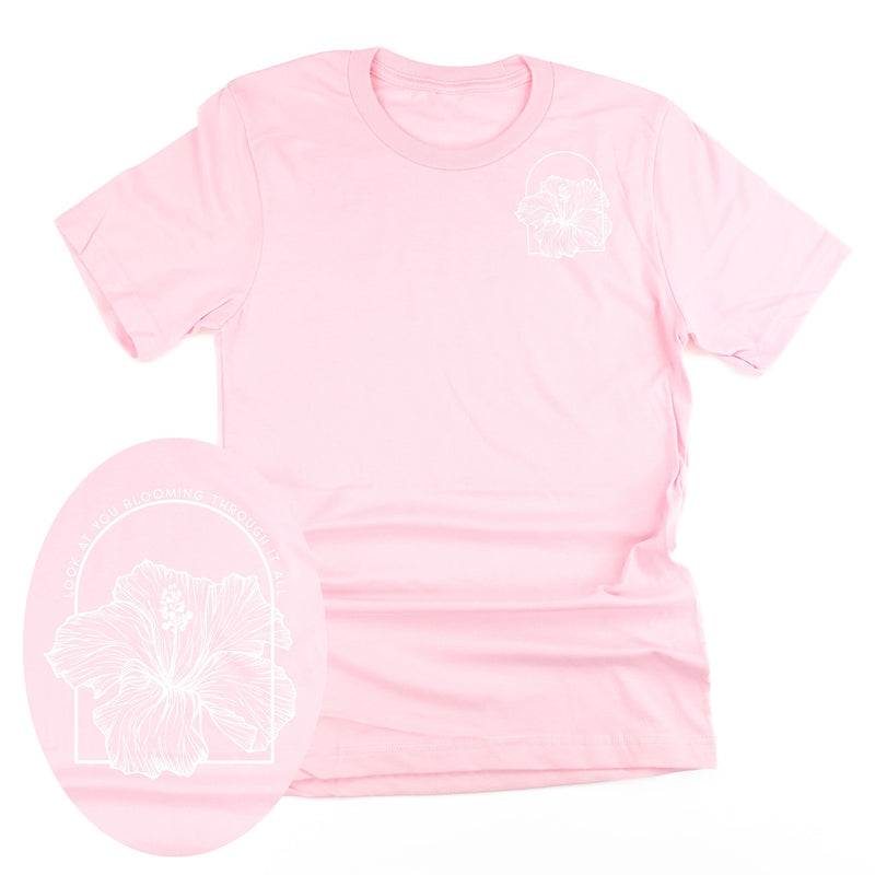 Look At You Blooming Through It All (pf&b) - Unisex Tee