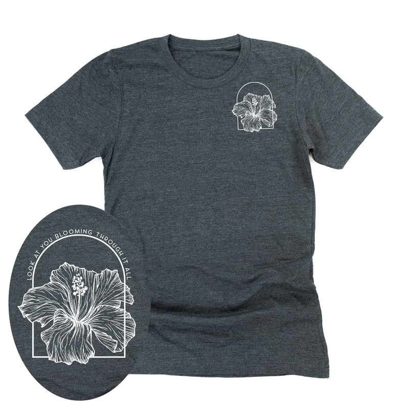 Look At You Blooming Through It All (pf&b) - Unisex Tee