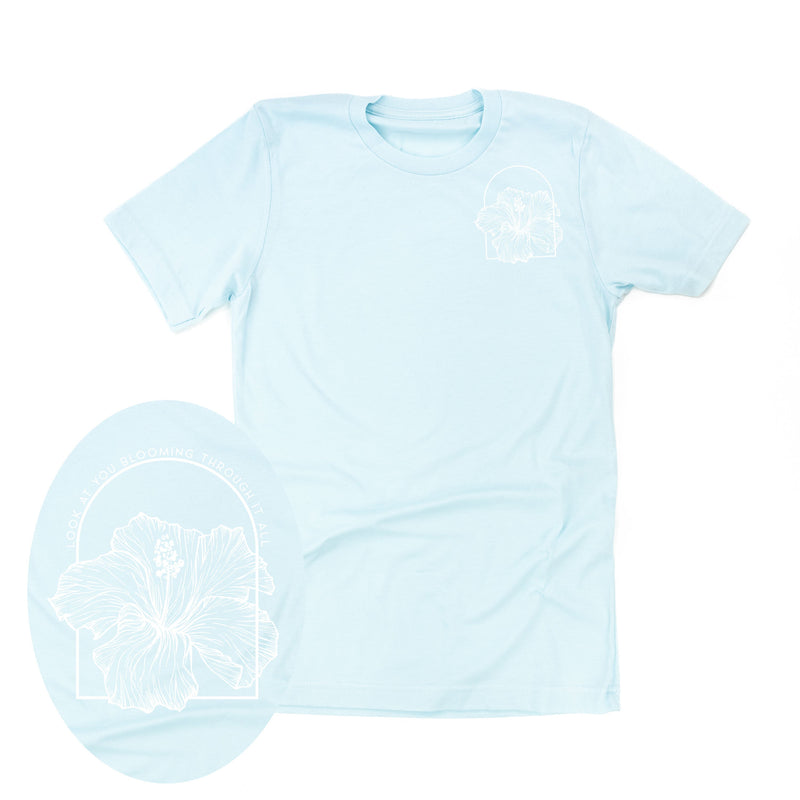 Look At You Blooming Through It All (pf&b) - Unisex Tee