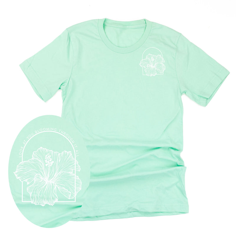 Look At You Blooming Through It All (pf&b) - Unisex Tee