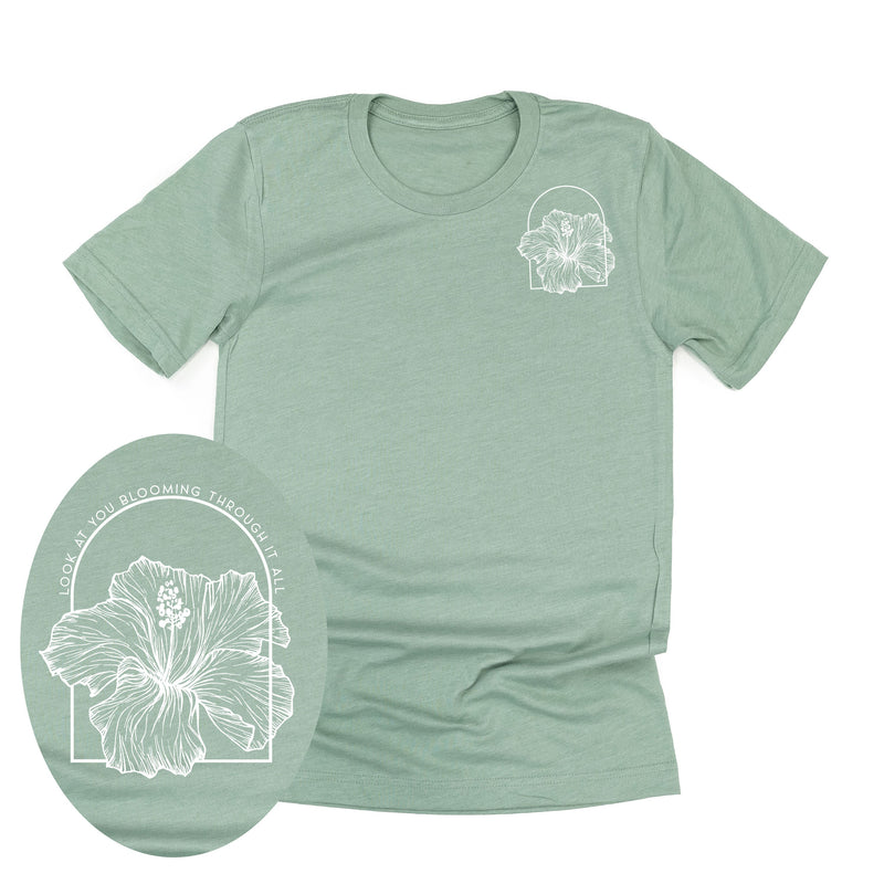 Look At You Blooming Through It All (pf&b) - Unisex Tee