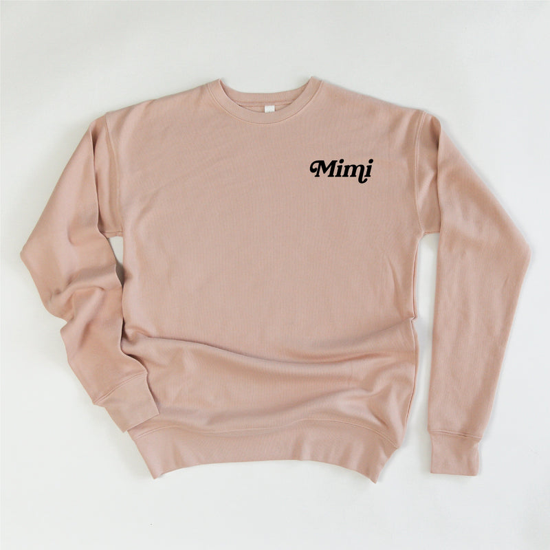Mother's Day SUPER-SOFT Fleece - Limited Edition LMSS® Embroidered Sweatshirt - Multiple ITALIC Names to Choose From