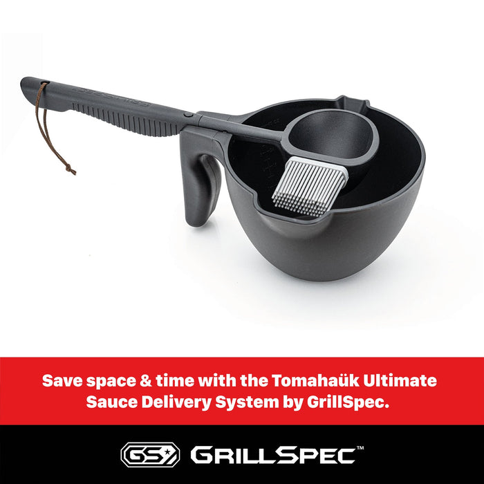 BBQ Basting Bowl & Brush Set, 40oz (5 cup) Capacity