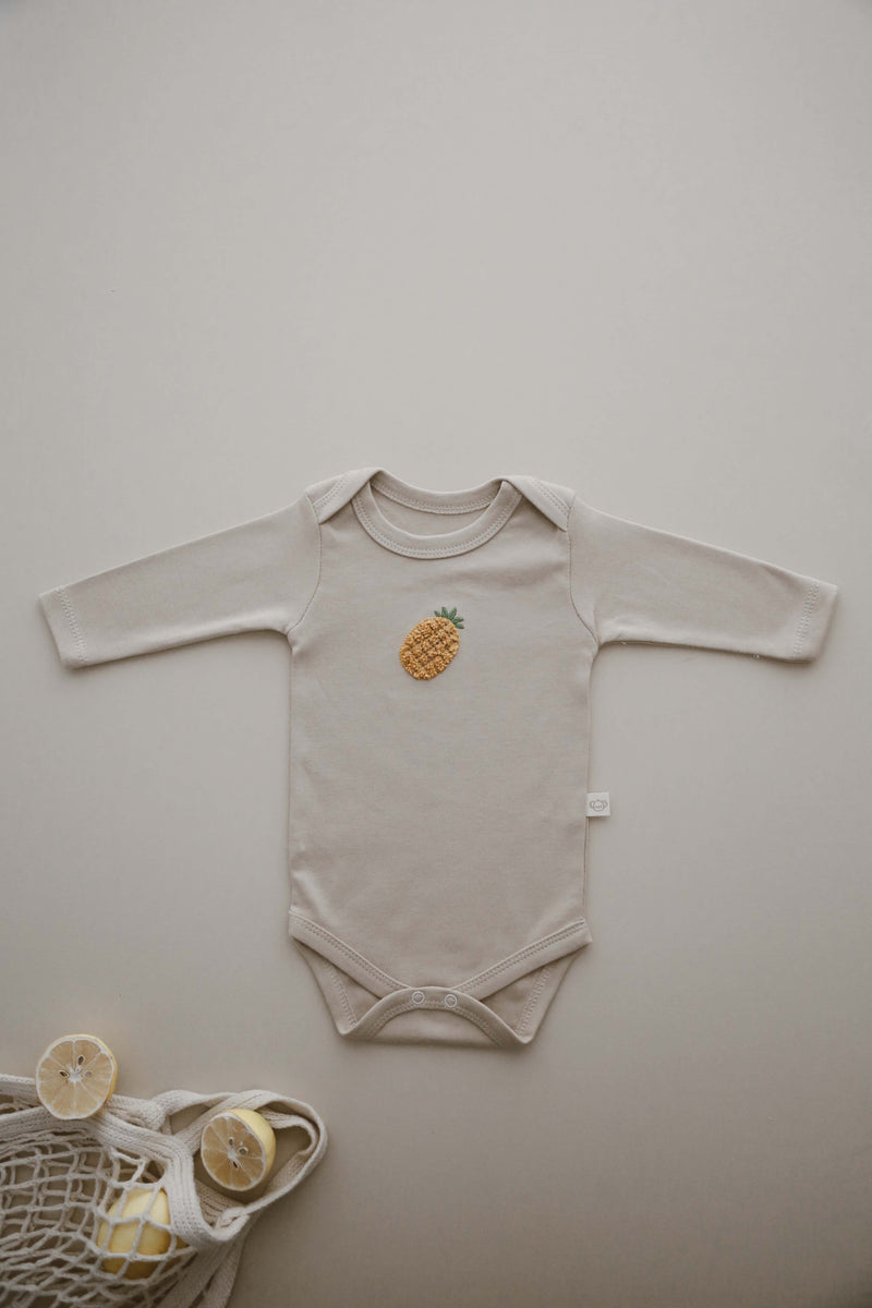 Pineapple Long Sleeve Bodysuit