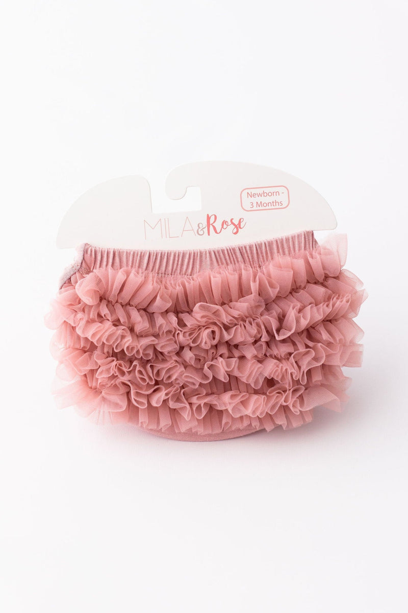 Vintage Pink Ruffle Bum Bloomer