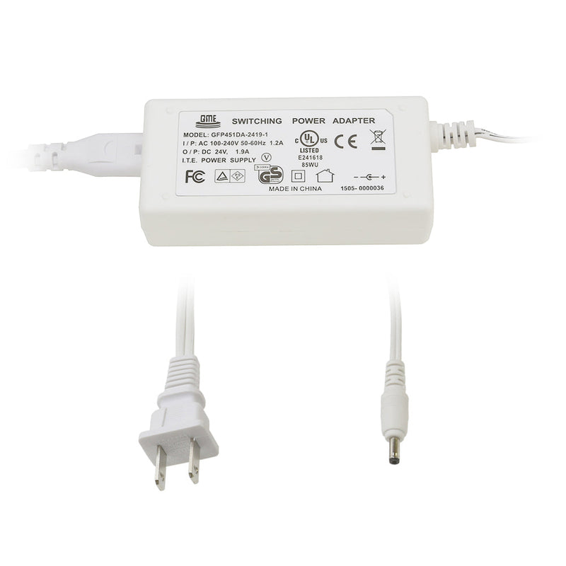 45 Watt Power Supply for Modular LED Under Cabinet Lighting (White)