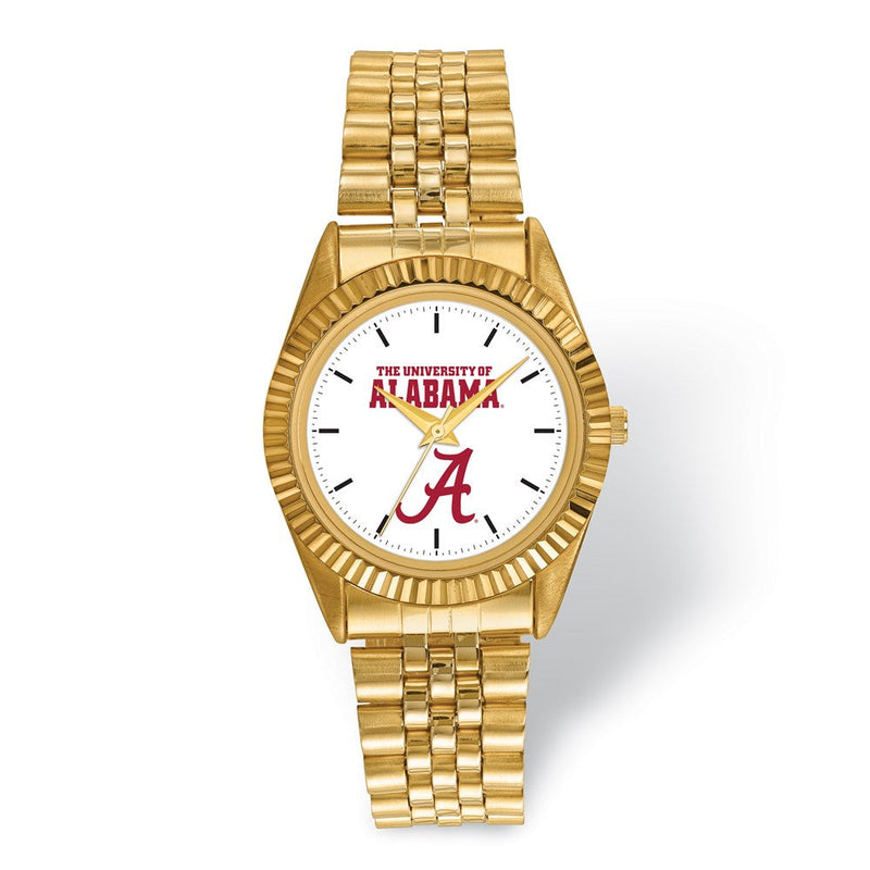 Mens University of Alabama Pro Gold-tone Watch