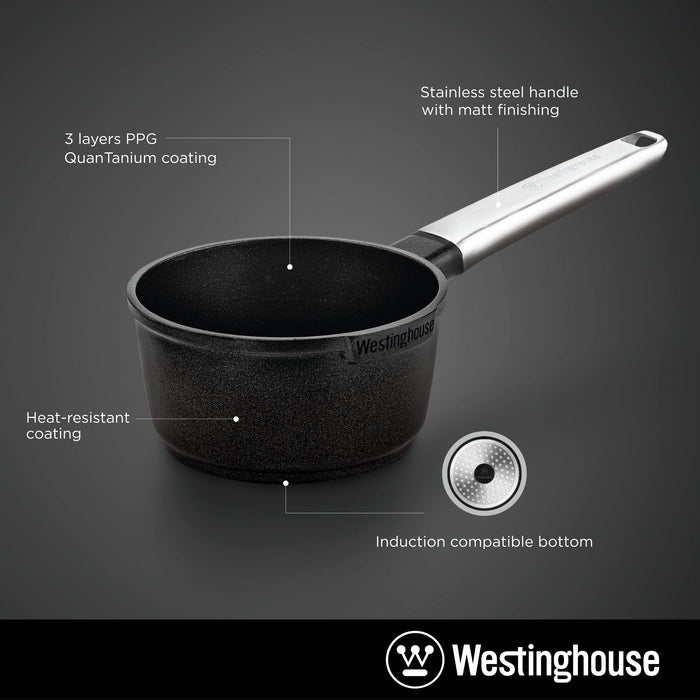 Non-stick Sauce & Milk Pan, Cast Aluminum, 2 Qt., 7" (18cm)