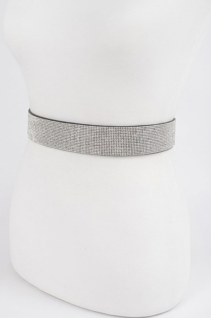 Plus Size Rhinestone Belt