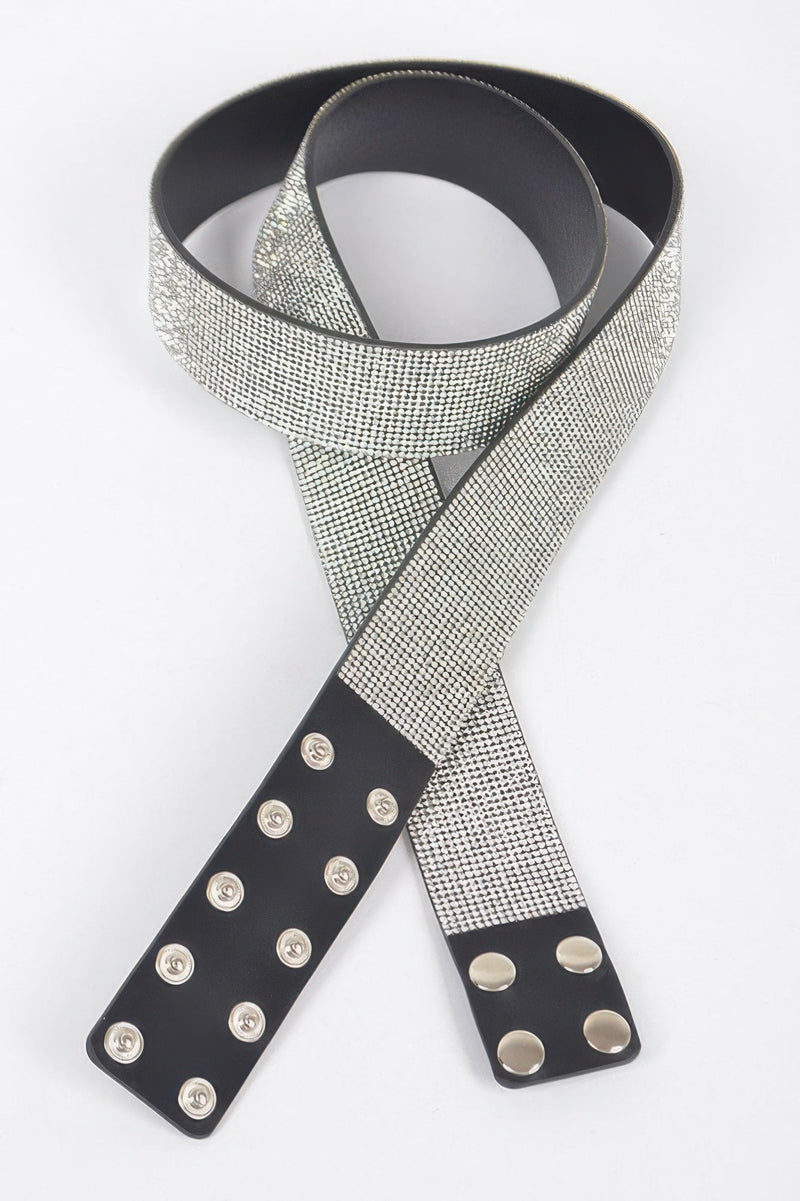 Plus Size Rhinestone Belt