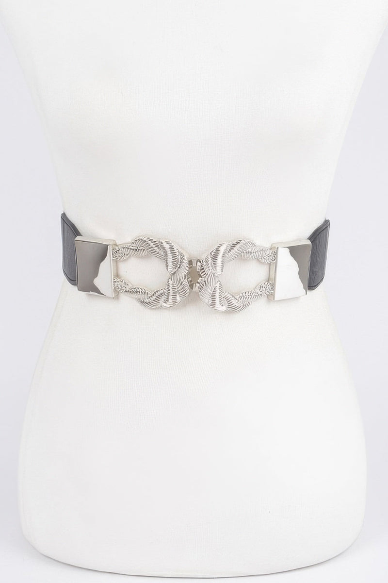 Twist Link Cuff Elastic Belt