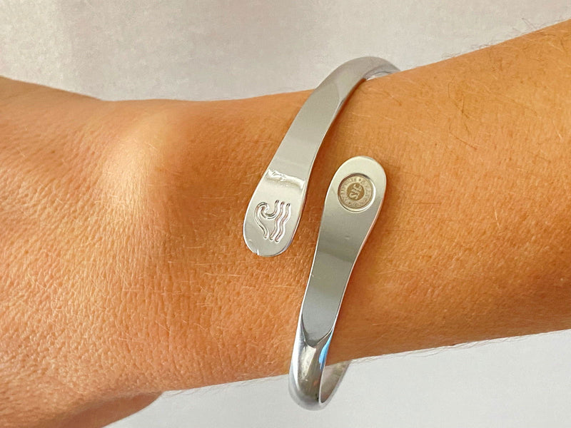 Engraved Wave Bracelets, Surfers Bracelets, Ocean Bracelets,  Engraved Best wave of your life's out there Bracelets