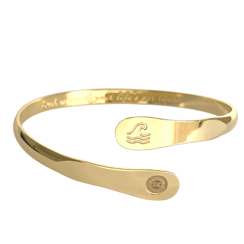 Engraved Wave Bracelets, Surfers Bracelets, Ocean Bracelets,  Engraved Best wave of your life's out there Bracelets