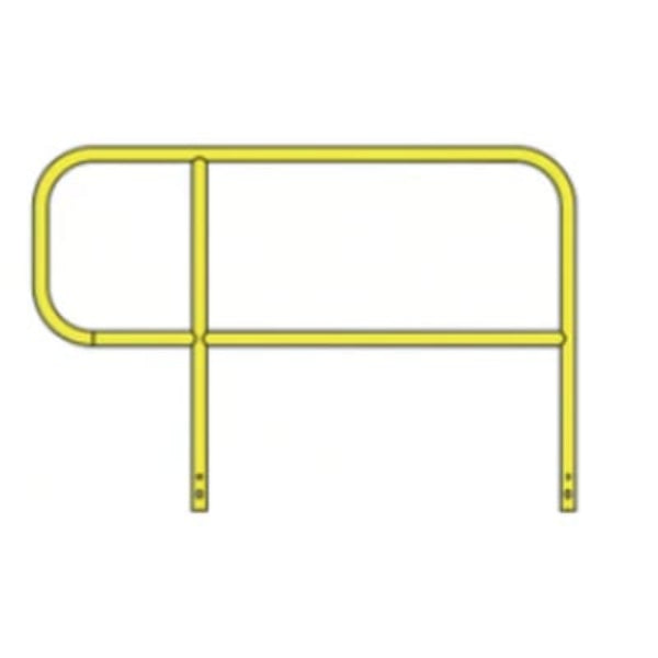 5 Ft Yellow D-Rail