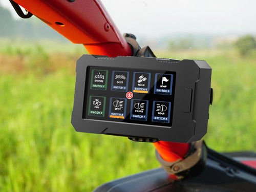 The Legend Panel with 4.3-inch Touchscreen for 8-Gang in-Car Power Switch Box