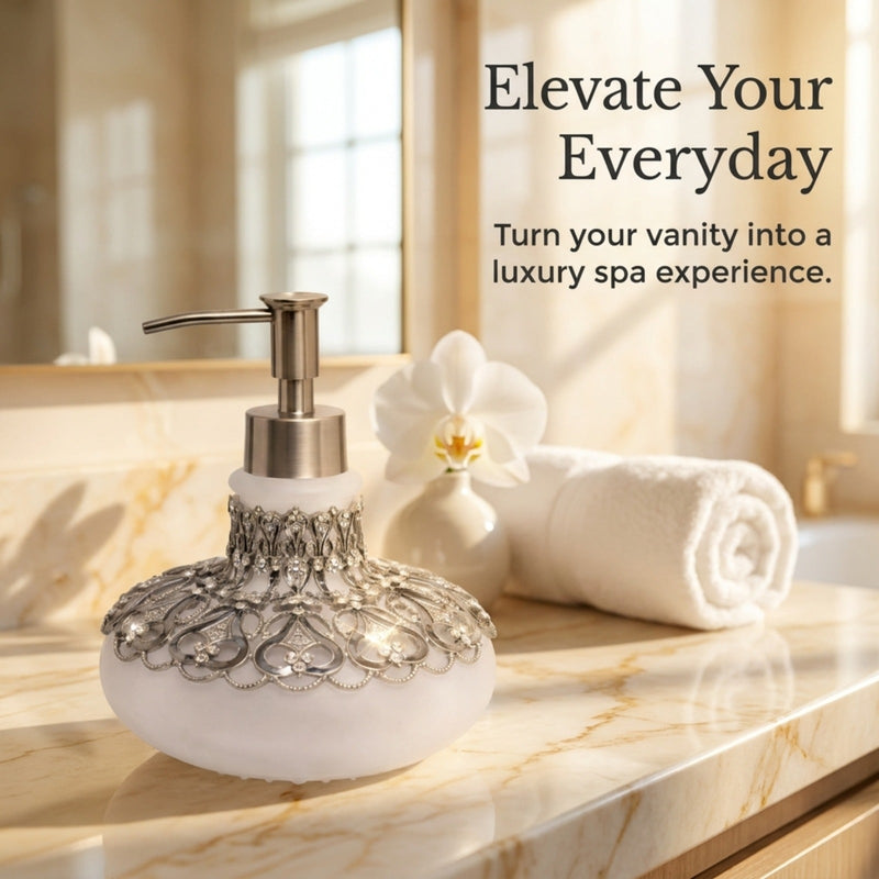 Oriana Grace – Modern Decorative Bathroom Accessory Handmade Soap Dispenser, 9 oz