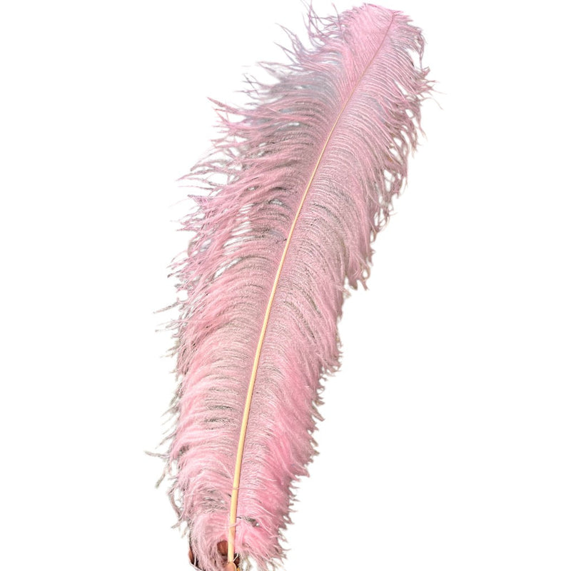 White Ostrich Feathers | 27-29" Imitation Feathers For Decor