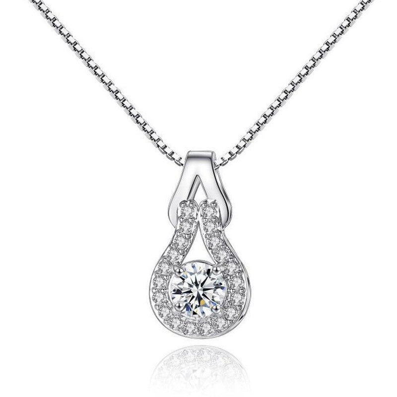 Crystal Infinity Pendant Necklace